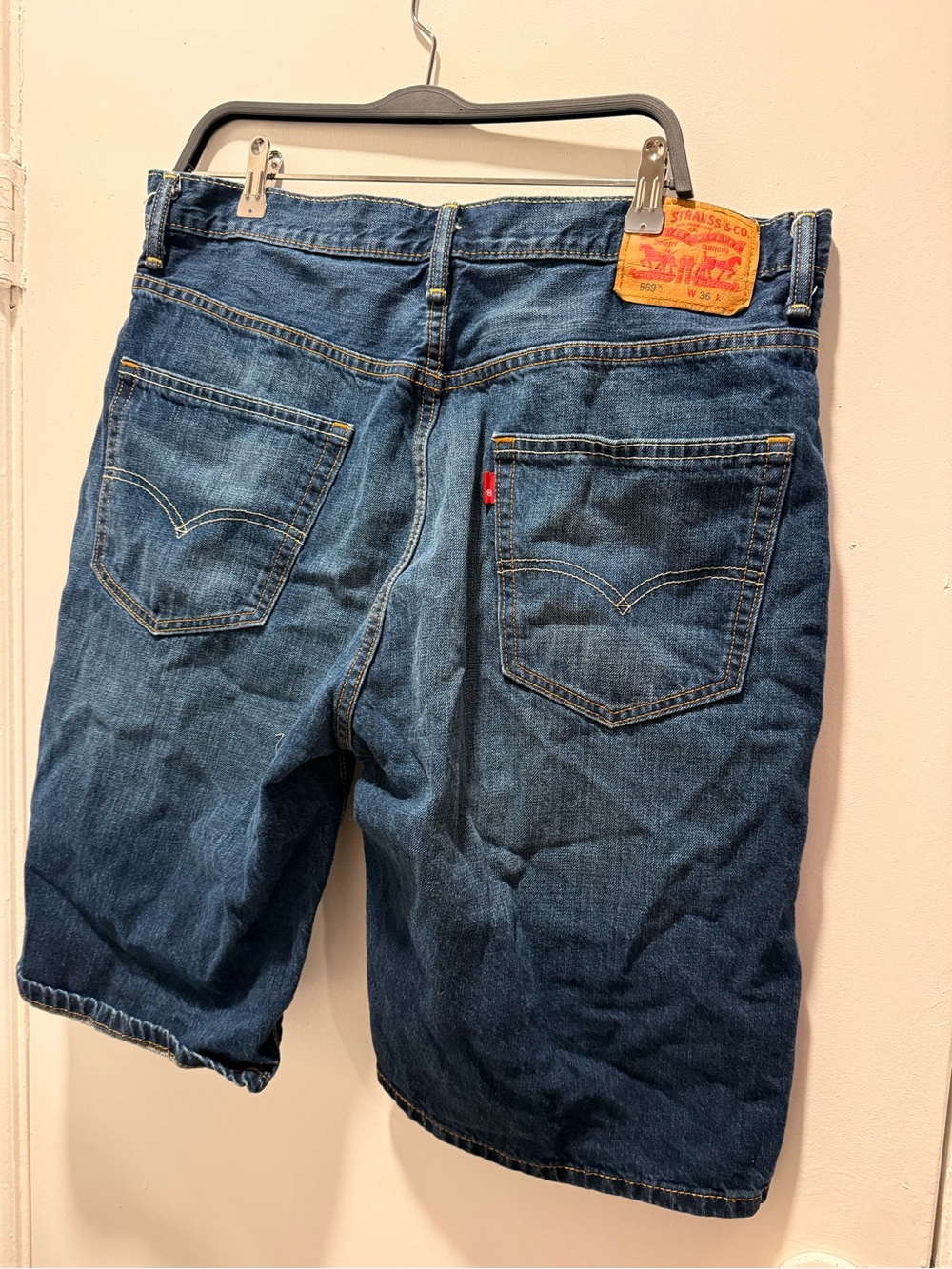 Levi's Men's Dark Blue Denim Shorts